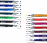 Ручки геля Multi цвета Retractable стираемые с Nib 0.5mm 0.7mm